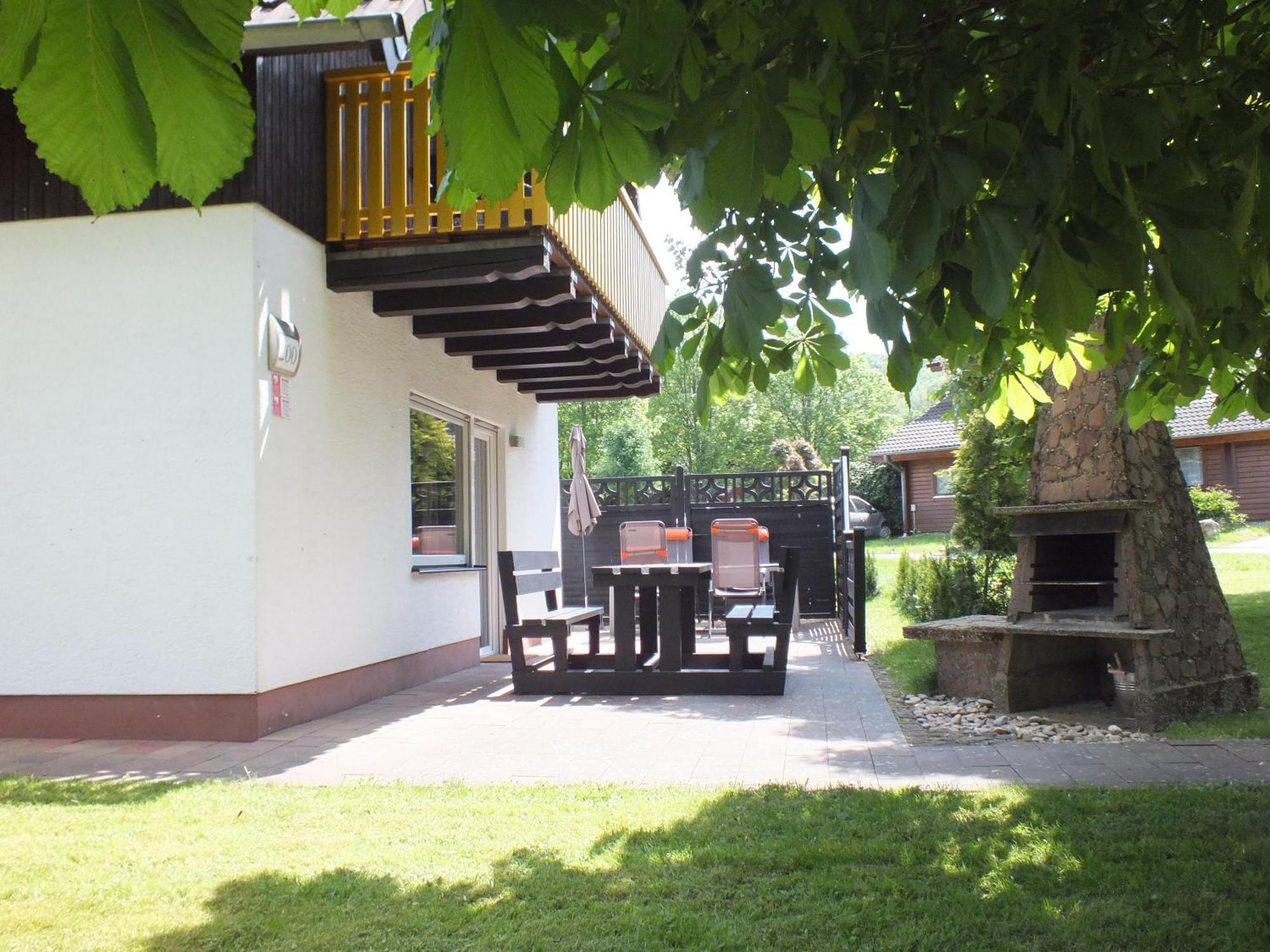 Ferienhaus Moni Mit 2 Separaten Wohnungen Am Silbersee Frielendorf Dış mekan fotoğraf