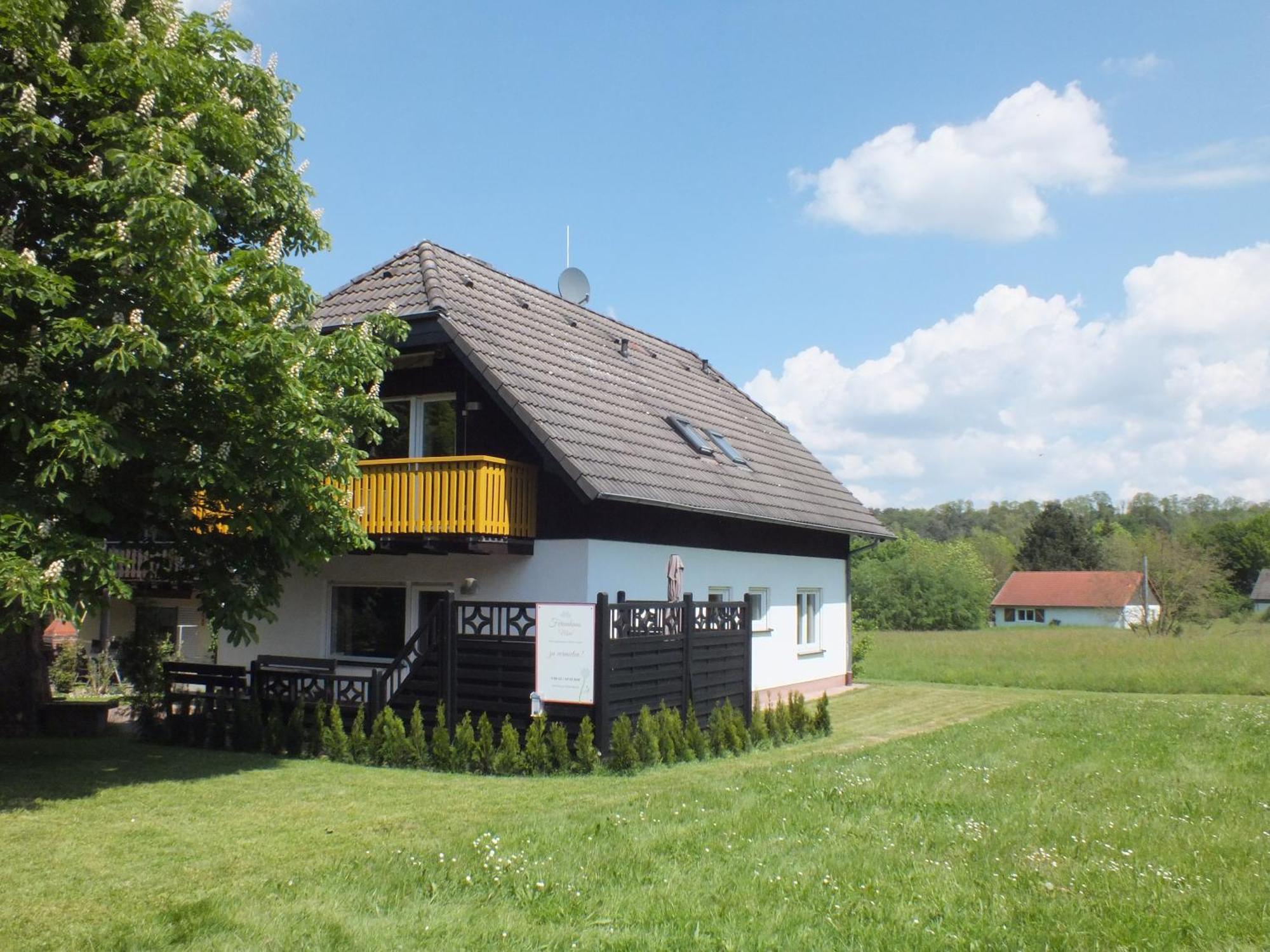 Ferienhaus Moni Mit 2 Separaten Wohnungen Am Silbersee Frielendorf Dış mekan fotoğraf